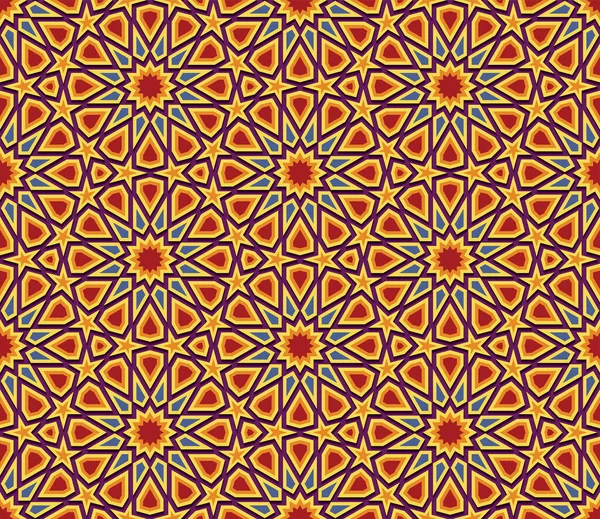 Islamic Star Pattern Háttér — Stock Vector