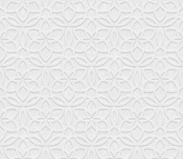 Soyut geometrik dikişsiz desen, gri ve beyaz süs, vektör arkaplan