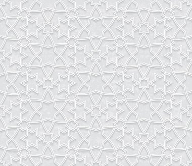 Açık gri arkaplanı olan kusursuz geometrik desen, Vektör Resimleri