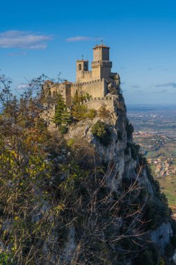 Guaita 'nın resmi ya da San Marino Cumhuriyeti' nin ilk kulesi.