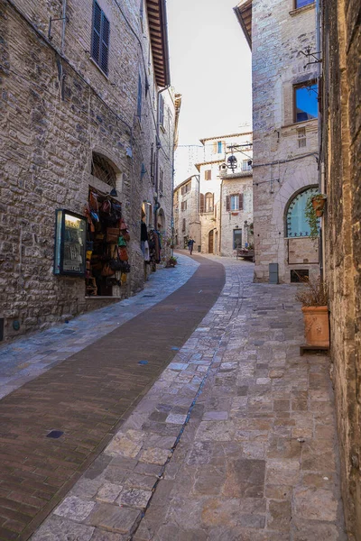 Assisi Italy November 2021 People Streets Assisi Perugia Italy — Stock Photo, Image