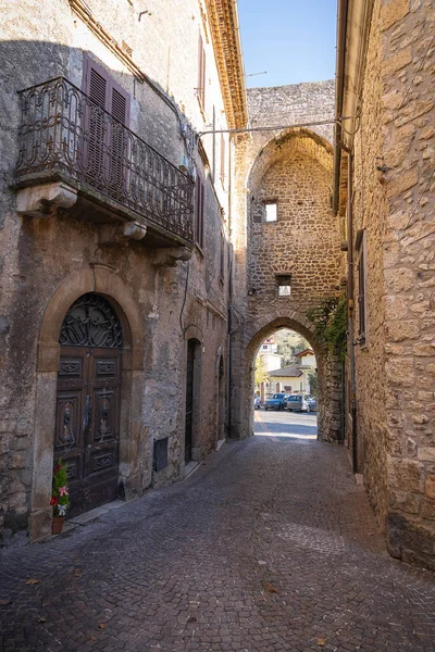 Talya Nın Fronzinone Bölgesindeki Borgo Vico Nel Lazio Şehrinin Güzel — Stok fotoğraf