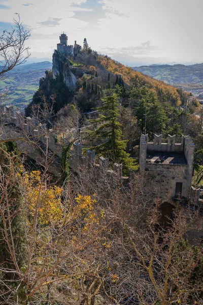 Imagen Torre Cesta Segunda Torre San Marino — Foto de Stock