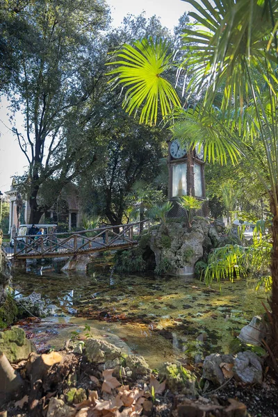 Hidrocronómetro Parque Público Pincian Hill Villa Borghese Gardens Roma Italia — Foto de Stock
