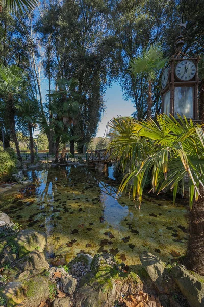 Hydrochronometr Veřejném Parku Pincian Hill Villa Borghese Gardens Řím Itálie — Stock fotografie