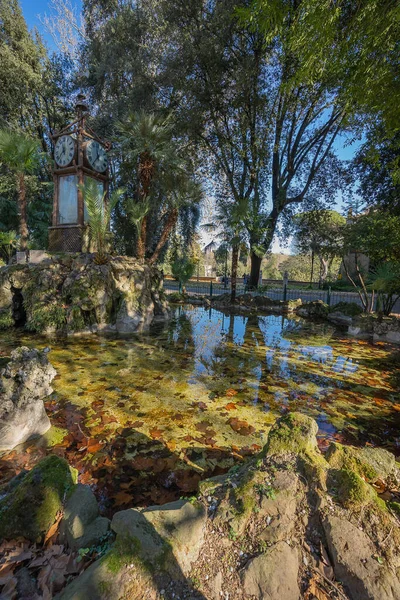 Hydrochronometr Veřejném Parku Pincian Hill Villa Borghese Gardens Řím Itálie — Stock fotografie