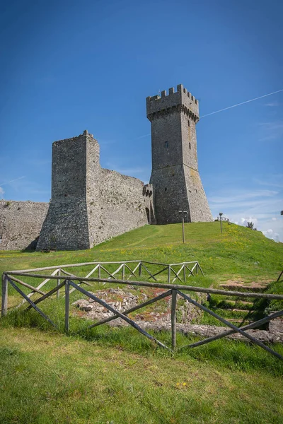 Ruins Medieval Castle Radicofani Tuscany Italy — Stock Photo, Image