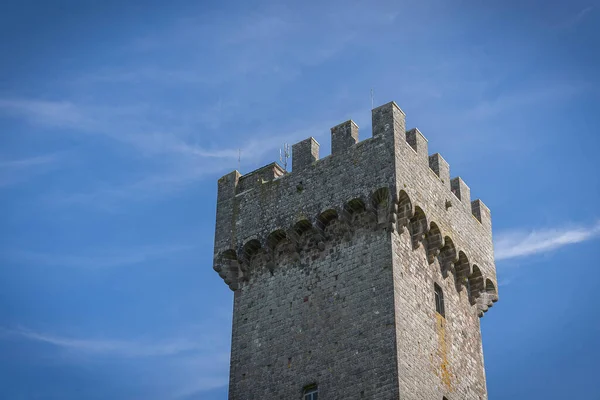 Zřícenina Středověkého Hradu Radicofani Toskánsku Itálii — Stock fotografie