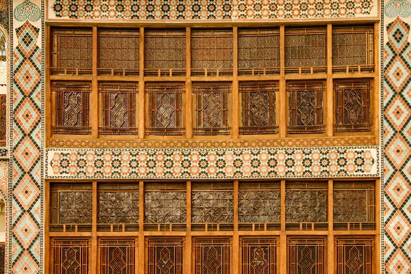 Exterior Madera Del Palacio Shaki Khans —  Fotos de Stock