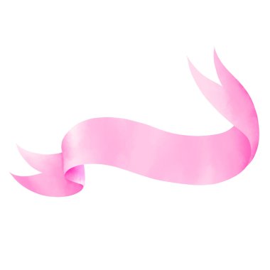 Kırpma yolu olan metin için el çizimi suluboya kurdele afişleri.