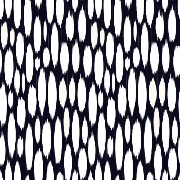 Ikat Seamless Pattern Cloth Curtain Textile Design Wallpaper Surface Texture — Stock Vector