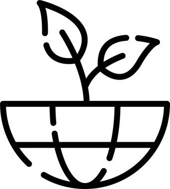 Geri dönüşüm. Web simgesi basit illüstrasyon