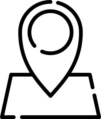 Web simgesi, illüstrasyon. konum kodu 