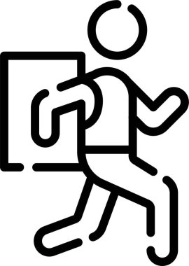 Web simgesi, illüstrasyon. Yemek Teslimatı