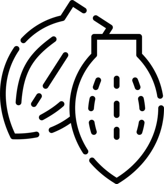 Symbolzeichen Für Nüsse Samen — Stockfoto