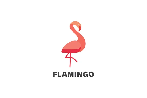 Pembe Renkli Flamingo Logosu