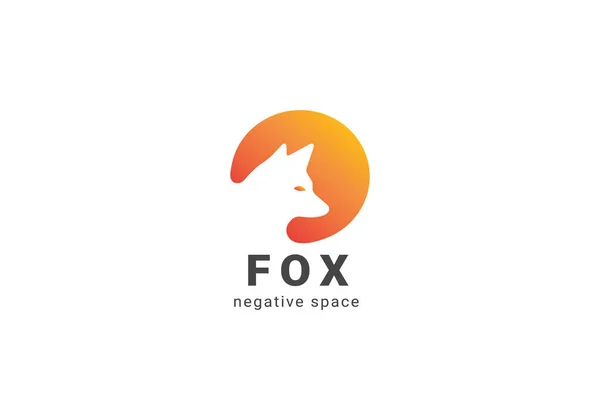 Fox yaratıcı logo vektörü. Tilki simgesi, Fox Modern Geometrik Logo Soyut bir tilki şekli. Temiz Logo
