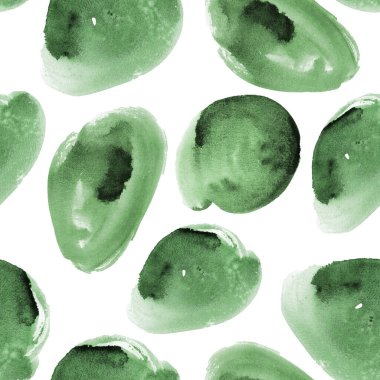  Ağaç kabuğundan yapılmış kalp, izole edilmiş suluboya elementler. Tasarım ve çizimler için şablon.