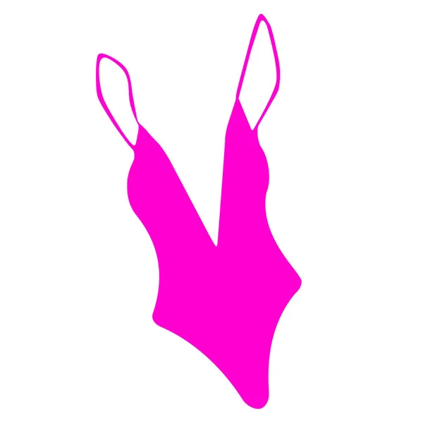 粉色泳衣矢量图解元素 — 图库矢量图片