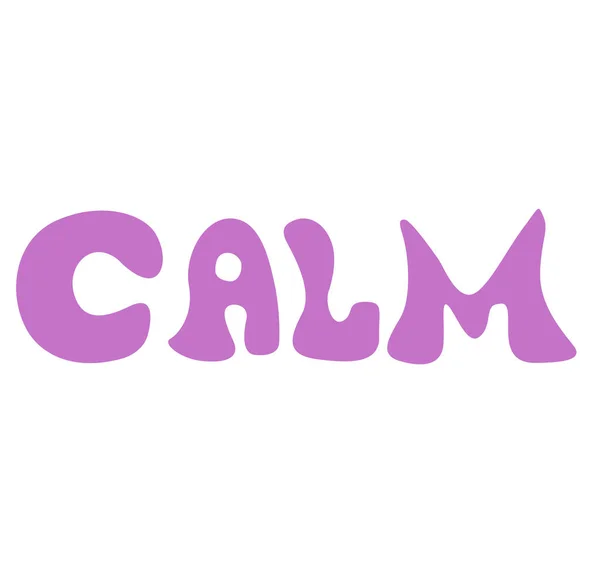 Calm Hand Drawn Vector Illustration — Stockvektor