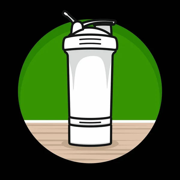 Fitness Shaker Vector Icon — Stock Vector