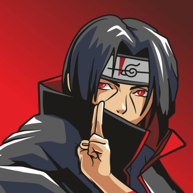 Uchiha Itachi - vektör fan sanatı