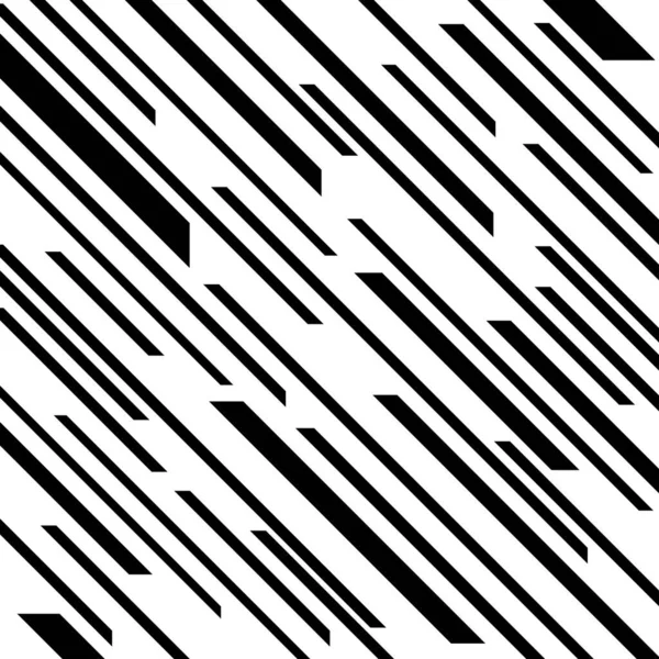 Patrón Líneas Negras Abstractas Fondo Monocromo Ilustración Vectorial — Archivo Imágenes Vectoriales