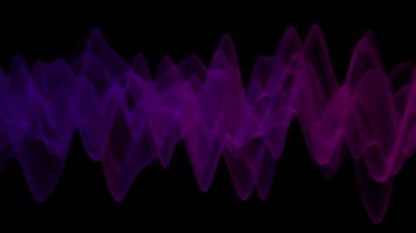 Violet ve mor noktalı hareket arkaplanı. Soyut yüzey dalgası. Kusursuz döngü. Siber dijital manzara. Üç boyutlu animasyon. Başlıklar, videolar, animasyonlar ve sunum için kullanım için ideal arkaplan