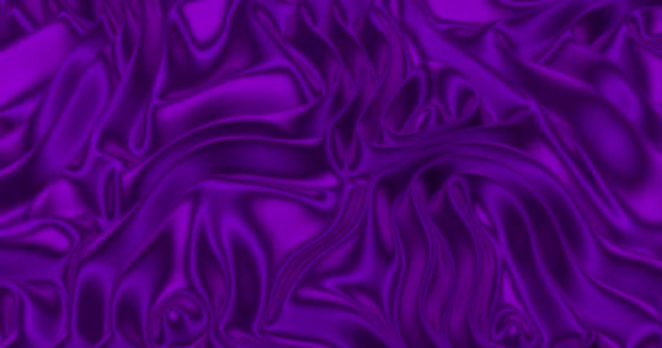 Fundo Líquido Ondulado Violeta Laço Sem Costura Animação Textura Lisa — Vídeo de Stock