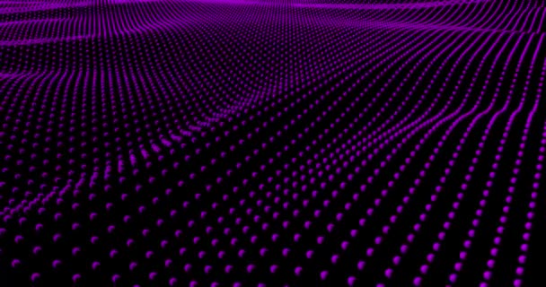 ピンクの波状の質感 抽象表面波 シームレスなループだ 3Dアニメーション タイトル ビデオ アニメーション プレゼンテーションのクールな背景としての使用に最適です — ストック動画