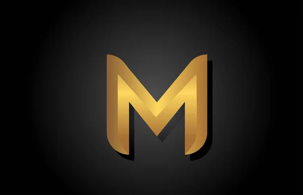 Золота Золота Літера Логотип Логотипу Шаблон Компанії Розкішного Бізнесу — стоковий вектор
