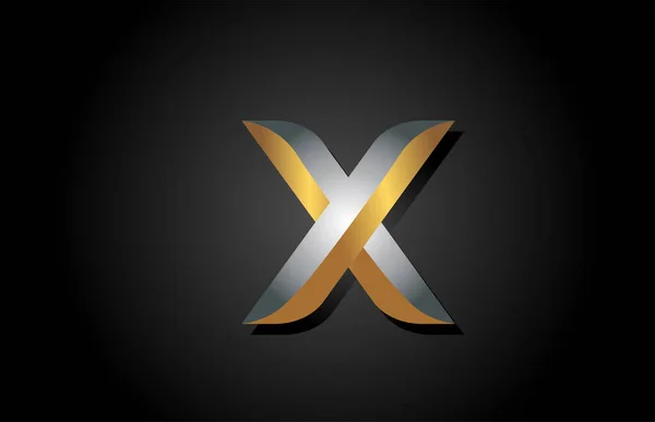 Xアルファベット文字のロゴアイコン ビジネスや企業のための創造的なデザイン — ストックベクタ