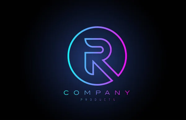 Alfabeto Letra Logotipo Ícone Design Criativo Para Negócios Empresa —  Vetores de Stock