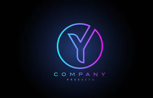 Alfabeto Letra Logotipo Ícone Design Criativo Para Negócios Empresa — Vetor de Stock