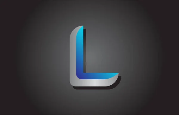 Letra Del Alfabeto Icono Del Logotipo Diseño Creativo Para Empresas — Archivo Imágenes Vectoriales
