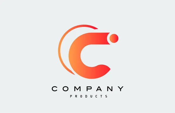 Logo Litery Alfabetu Ikona Kreatywny Design Dla Biznesu Firmy — Wektor stockowy