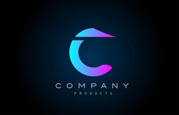 Rosa Alfabeto Letra Logotipo Ícone Design Para Empresas Empresas — Vetor de Stock