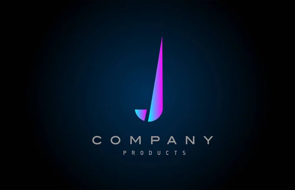 Rosa Alfabetet Bokstav Logotyp Ikon Design För Företag Och Företag — Stock vektor