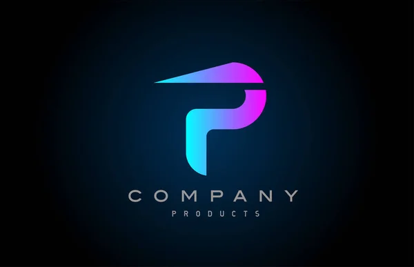 Rosa Alfabeto Letra Logotipo Ícone Design Para Empresas Empresas — Vetor de Stock