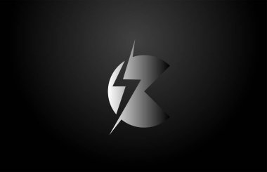 C alfabesi harfi logo simgesi. İş ve şirket için yaratıcı tasarım