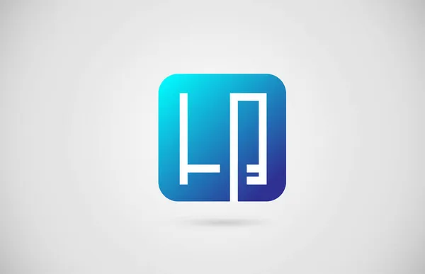 Lettre Alphabet Logo Icône Conception Créative Pour Les Entreprises Les — Image vectorielle