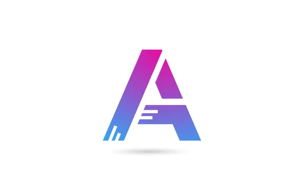 Logo Alphabet Lettre Pour Les Entreprises Les Entreprises Modèle Couleur — Image vectorielle