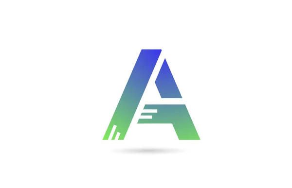 Ikona Loga Zelené Abecedy Tvůrčí Design Pro Obchod Nebo Firmu — Stockový vektor