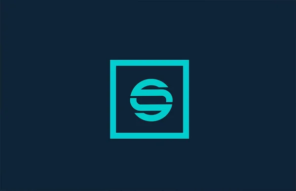 Μπλε Γραμμή Αλφάβητο Λογότυπο Εικονίδιο Σχεδιασμό Δημιουργικό Πρότυπο Για Τις — Διανυσματικό Αρχείο