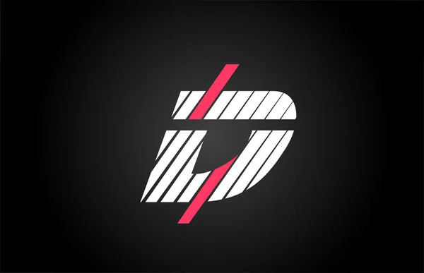 Conception Ligne Lettre Alphabet Logo Icône Design Modèle Créatif Pour — Image vectorielle