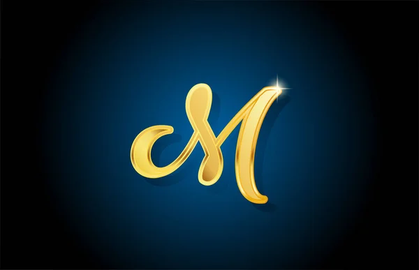 Золота Золота Літера Логотип Піктограма Дизайну Логотипу Креативний Шаблон Розкоші — стоковий вектор