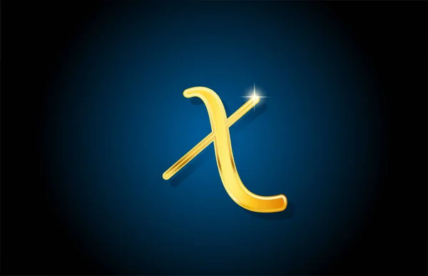 Zlatá Zlatá Písmena Písmeny Písmen Design Ikon Tvůrčí Luxusní Šablona — Stockový vektor