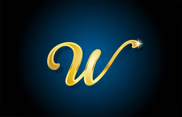 Золота Золота Літера Абетки Дизайн Логотипу Піктограми Креативний Шаблон Розкоші — стоковий вектор