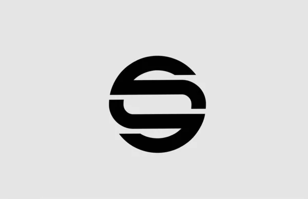 Значок Логотипу Літери Лінійним Дизайном Чорно Білий Шаблон Бізнесу Компанії — стоковий вектор
