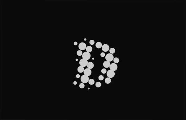Noktalı Alfabesi Harfi Logo Simgesi Tasarımı Noktalı Şirket Için Yaratıcı — Stok Vektör